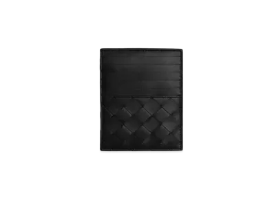 Bottega Veneta Zipped Card Holder "Nero"