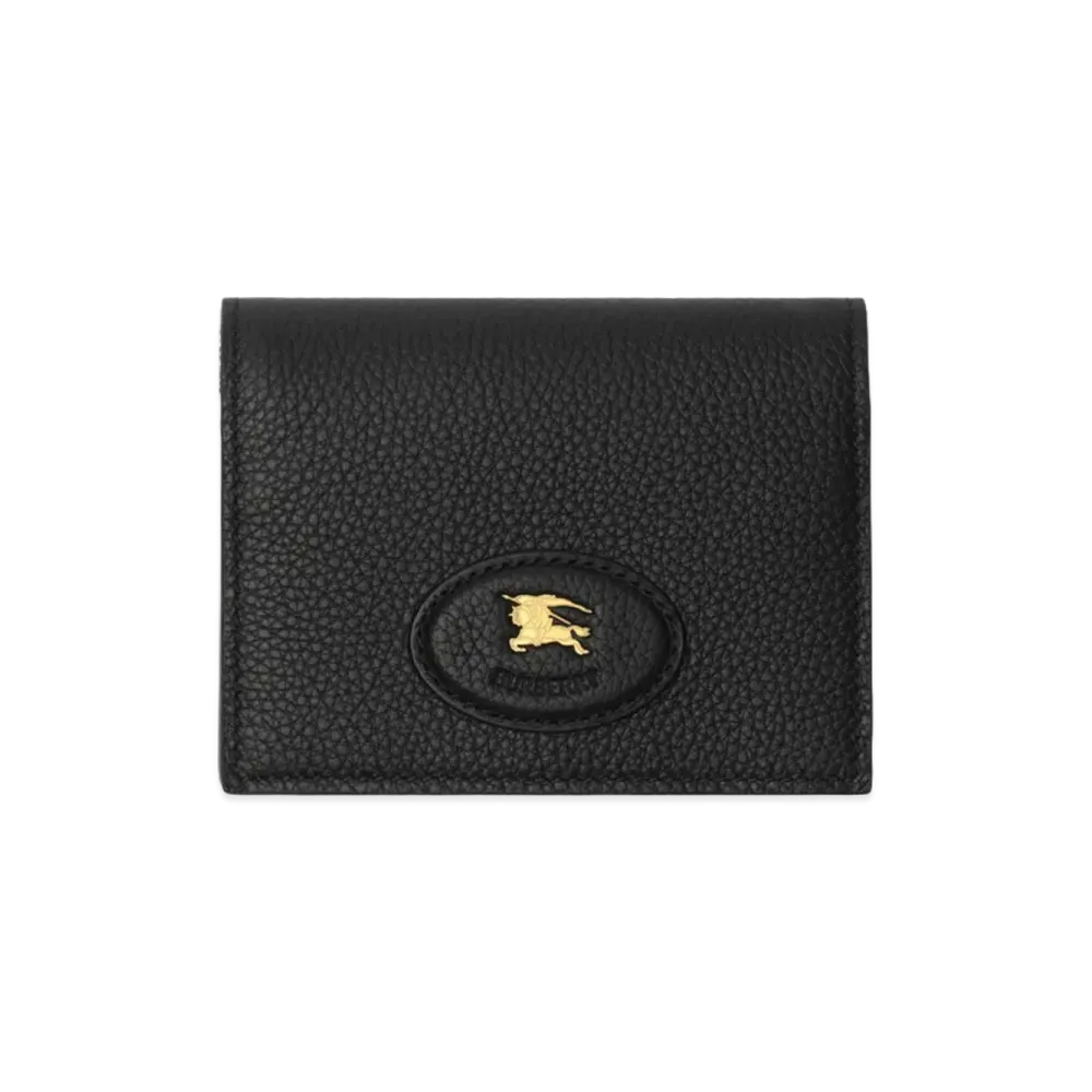 Burberry Women's Bloomsbury Folding Card Case "Black/Black Calico"