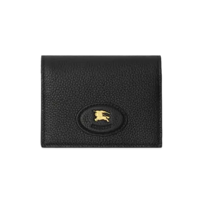 Burberry Women's Bloomsbury Folding Card Case "Black/Black Calico"
