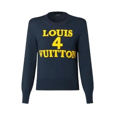 Louis Vuitton Louis 4 Vuitton Knitted Pullover "Encre"