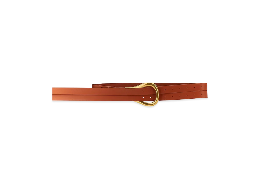 Bottega Veneta Women's Caramel Leather Belt "Camel"