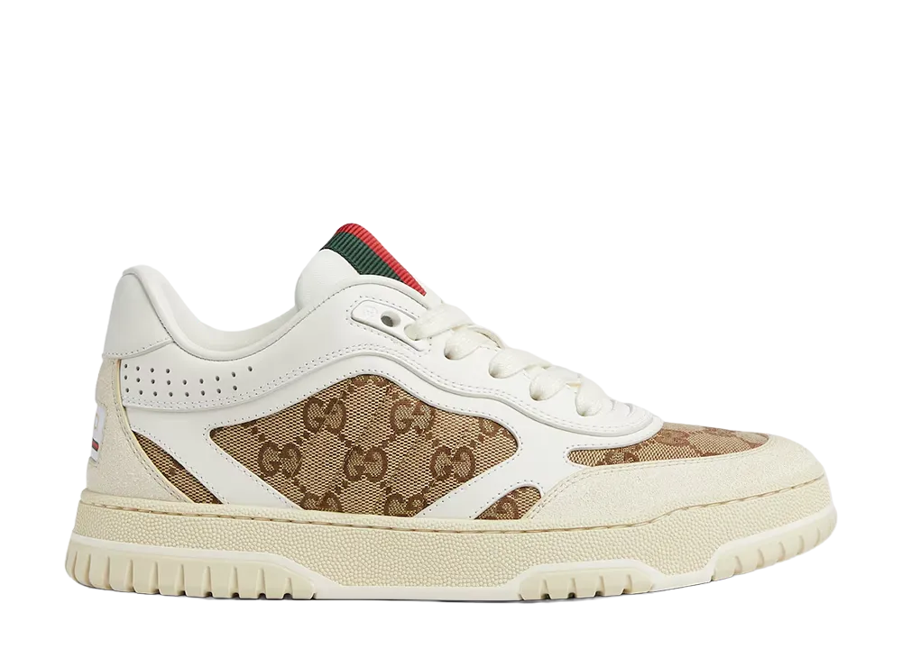 GUCCI Women's Re-Web Sneaker "Beige/Ebony"