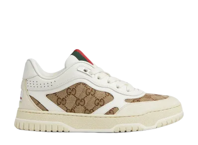 GUCCI Women's Re-Web Sneaker "Beige/Ebony"