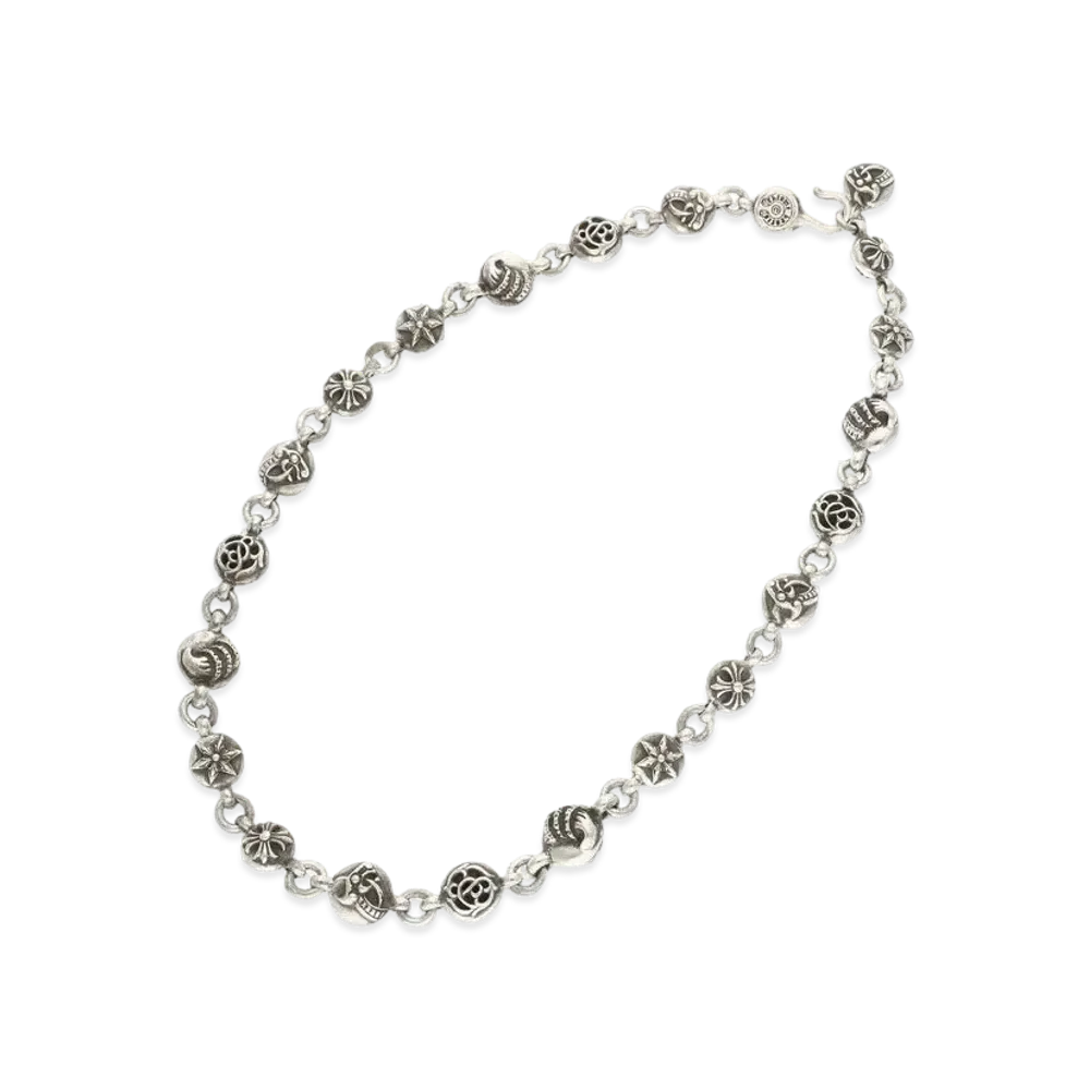 Chrome Hearts #2 Multi Ball Chain Necklace "Silver"
