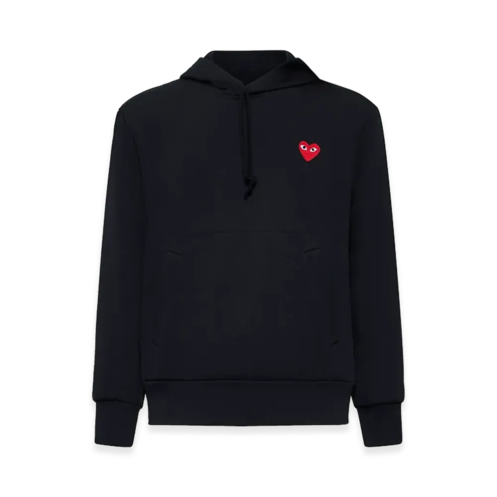PLAY COMME des GARCONS Emblem Patch Hoodie "Black"