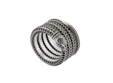 GUCCI GUCCI Garden Series Silver Snake Ring "Silver"