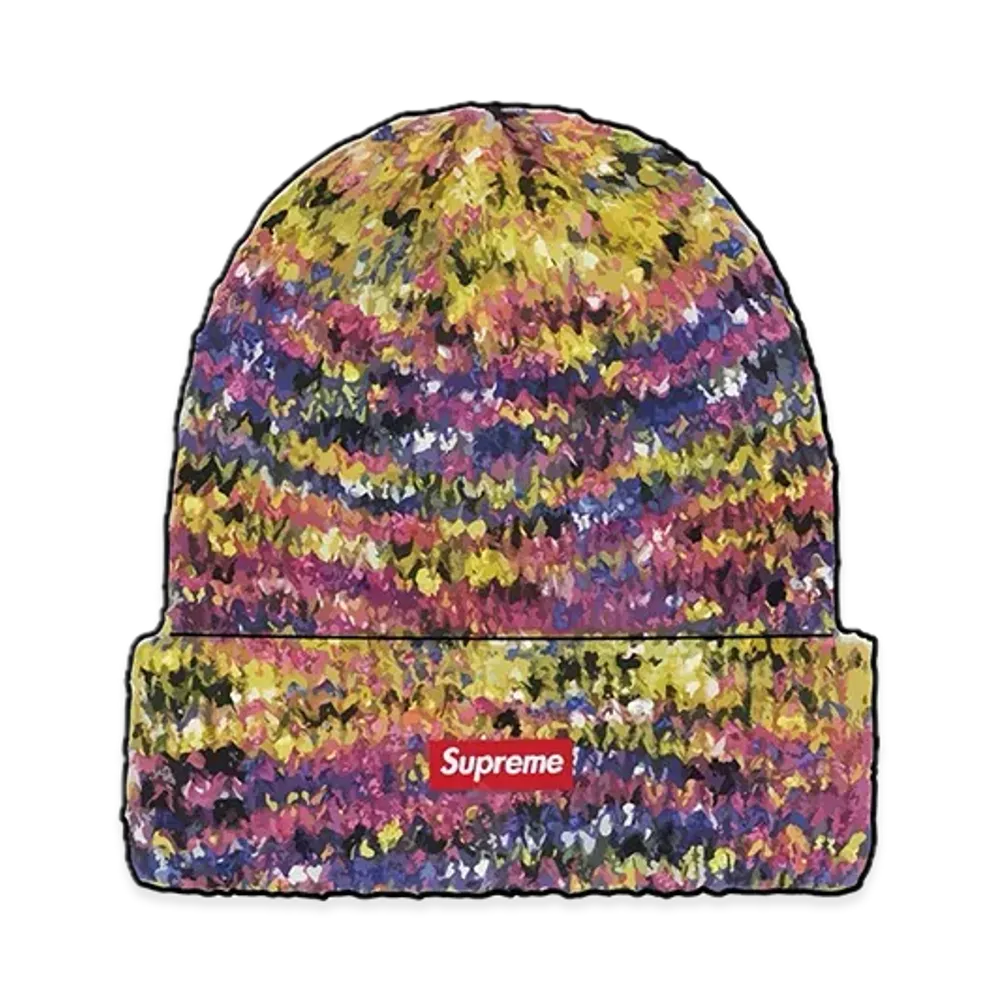 Supreme Space Dye Beanie "Purple"