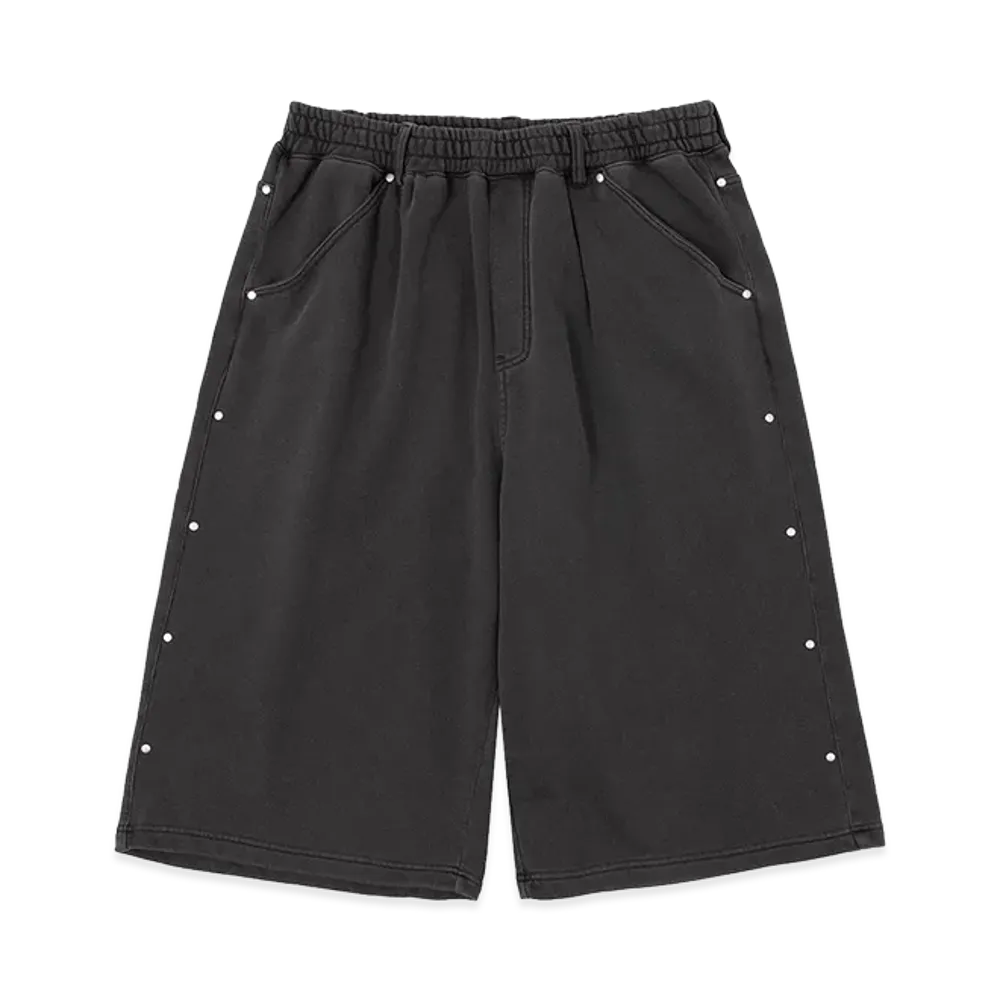 HUF Studded 3/4 Fleece Pant "Black"