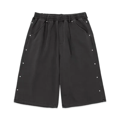 HUF Studded 3/4 Fleece Pant "Black"