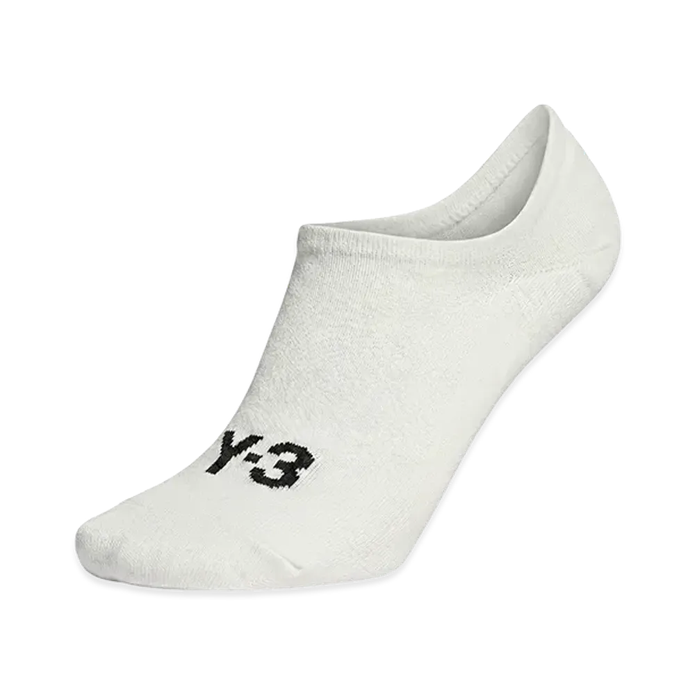 Y-3 No Show Socks "Light White"