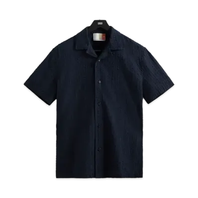 Kith Embroidered Voile Thompson Camp Collar Shirt "Nocturnal"