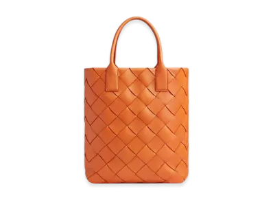 Bottega Veneta Maxi Intreccio Tote "Burned Orange"
