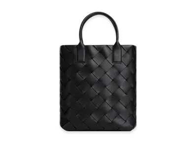 Bottega Veneta Maxi Intreccio Tote "Black/Swimming/Pool"