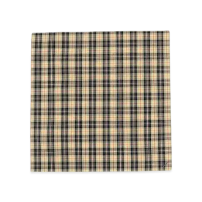 BEAMS Tartan Check Handkerchief "Sand"