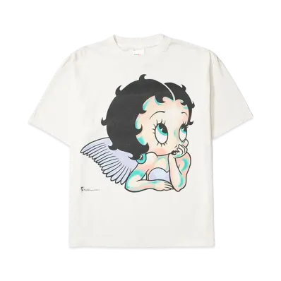 SAINT Mxxxxxx x Betty Boop Bty SS T-Shirt/Angel "White"