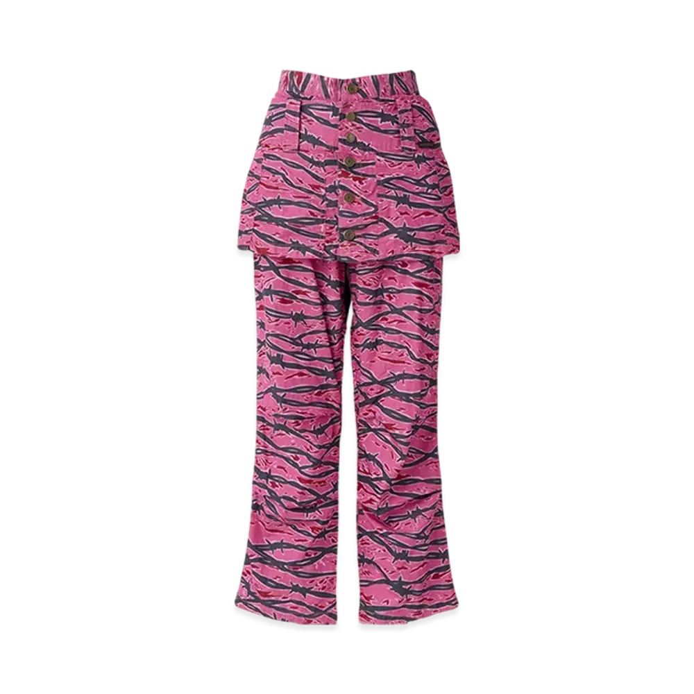 HYSTERIC GLAMOUR 3Way Layered Pants "Pink"