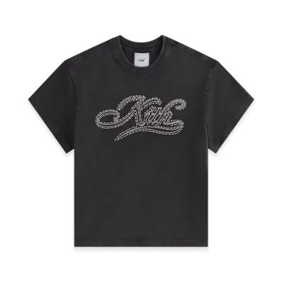 Kith Women Mulberry Studded Vintage Tee "Black"