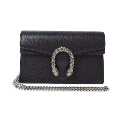 GUCCI Dionysus Small Shoulder Bag "Black"