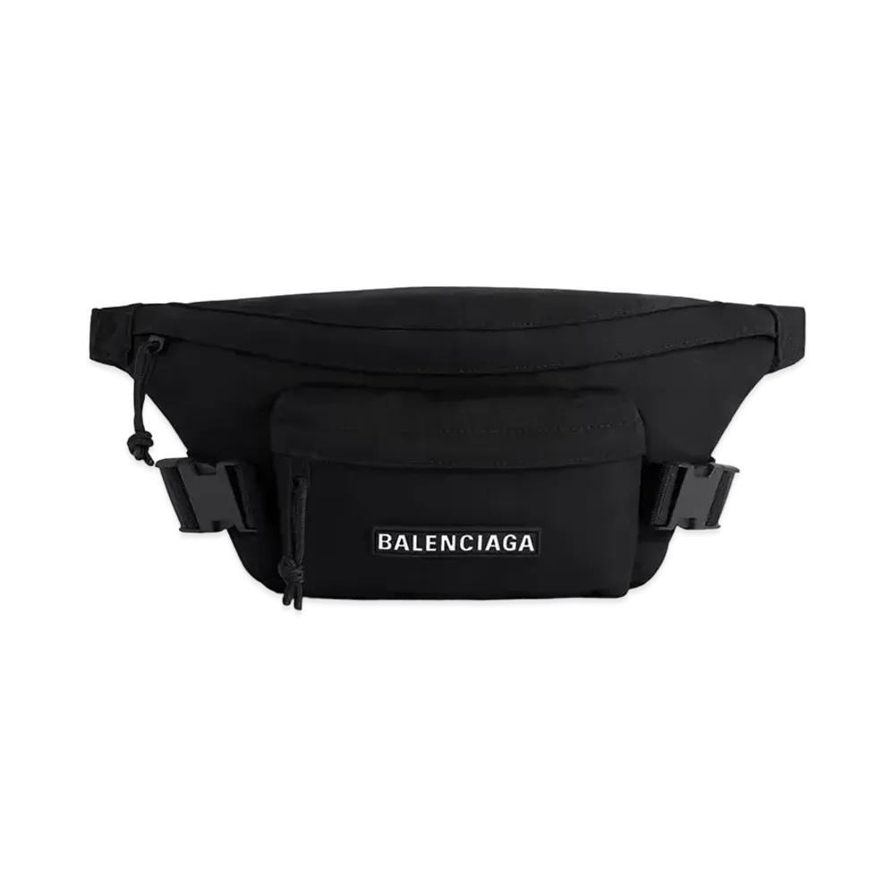 BALENCIAGA Ski Beltpack Water Repellent Recycled Nylon "Black"
