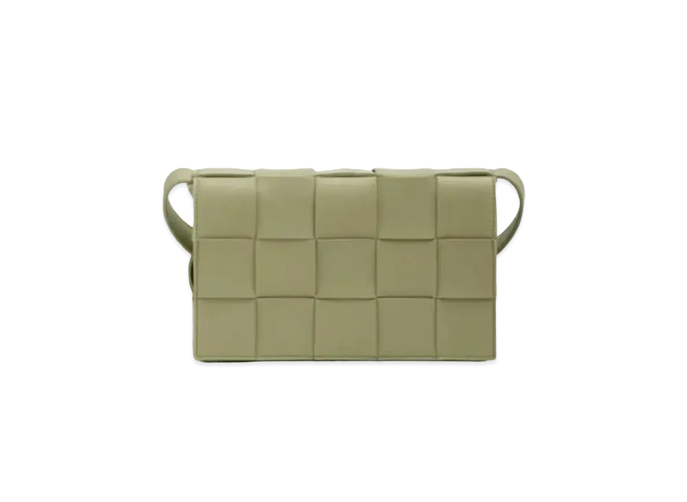 Bottega Veneta Cassette Crossbody Bag "Travertine"