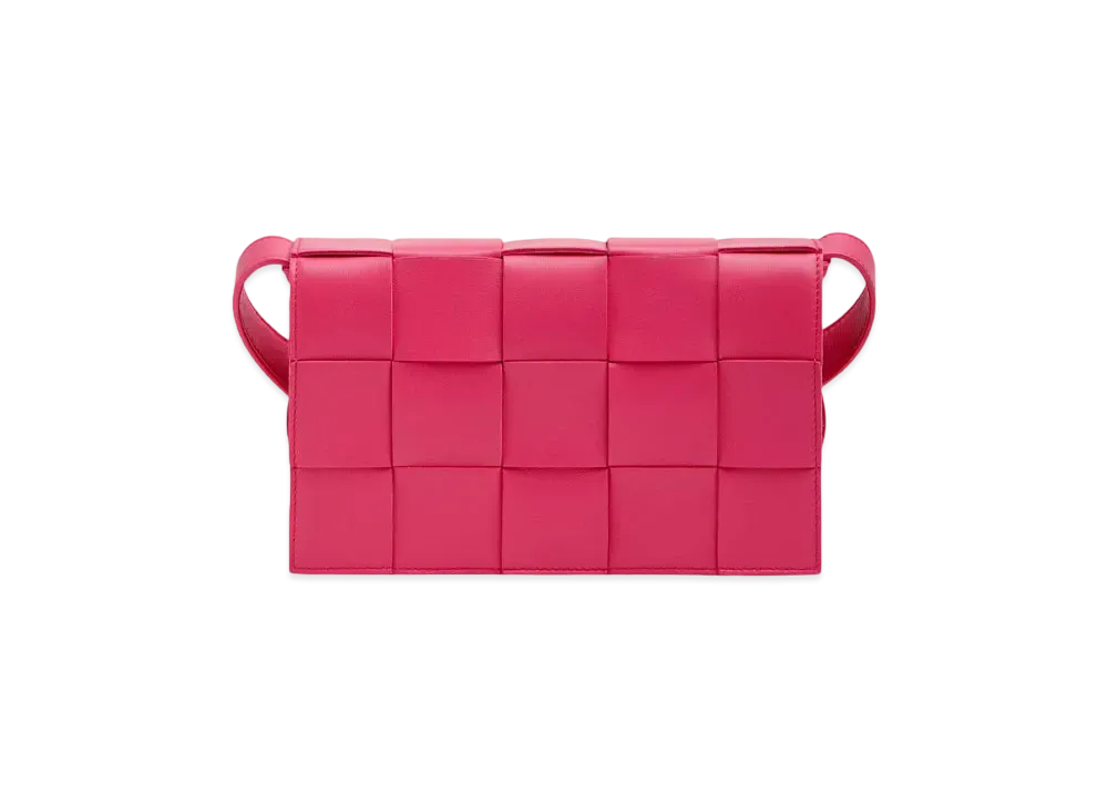 Bottega Veneta Cassette Crossbody Bag "Cranberry"