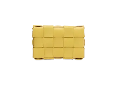 Bottega Veneta Cassette Crossbody Bag "Buttercup"