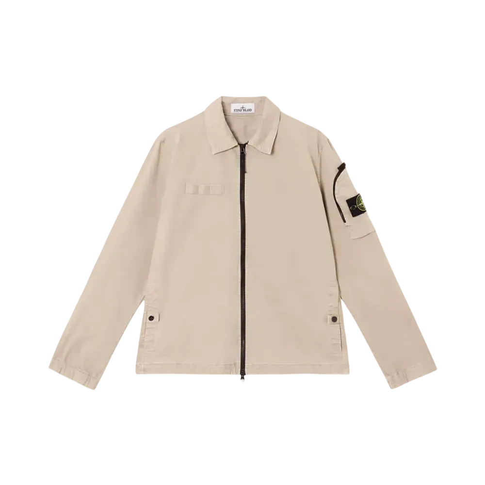 Stone Island 1200003 Organic Stretch Broken Twill Cotton Old Effect "Desert Brown"