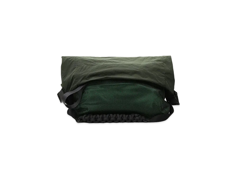 Bottega Veneta Large Paper Feel Nylon Messenger Bag "Khaki"