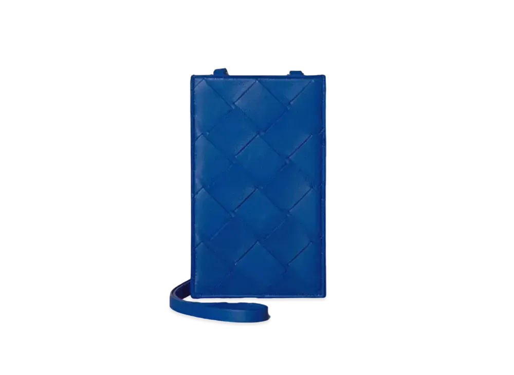 Bottega Veneta Phone Shoulder "Primary Blue"