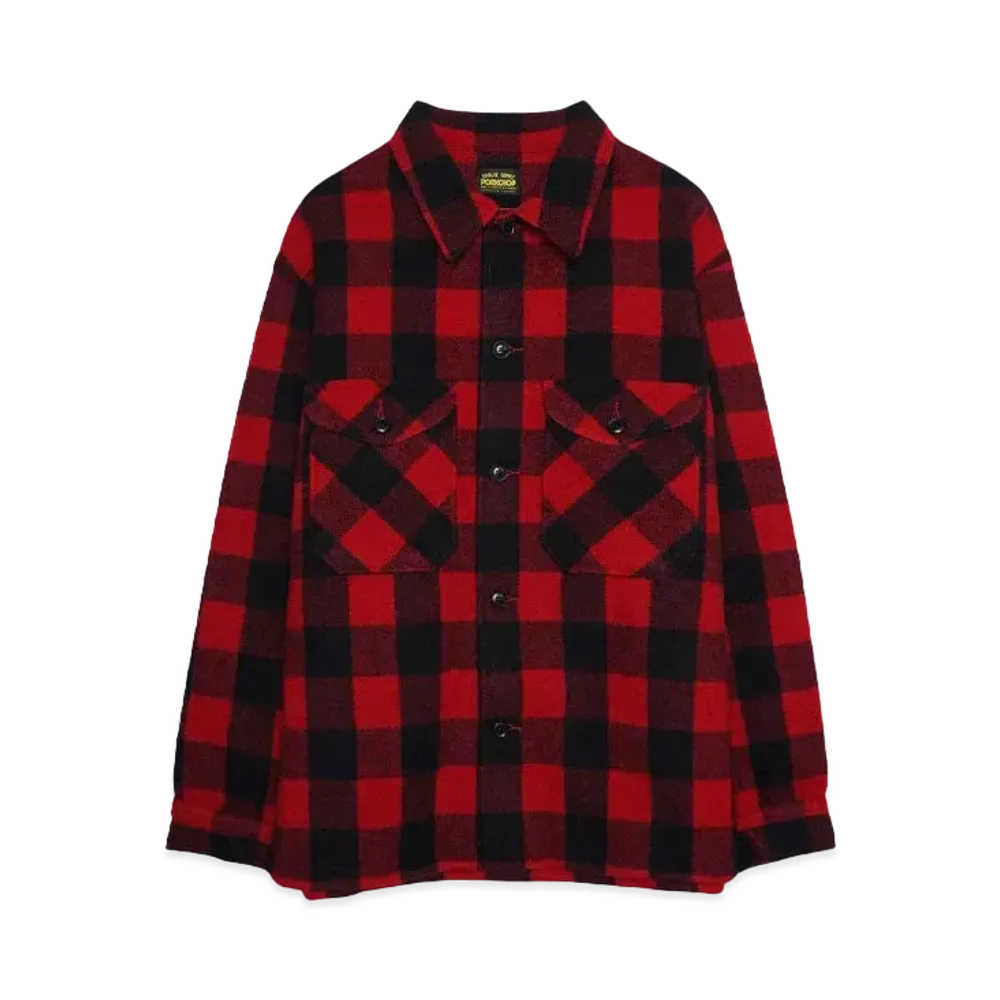 PORKCHOP x MASSES WOOL JACKET P "RED"