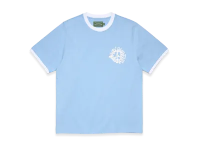 DENIM TEARS Denim U Ringer Tee "Light Blue"
