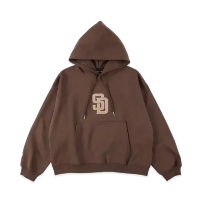 WIND AND SEA x MLB San Diego Padres Hoodie "Sea Brown"