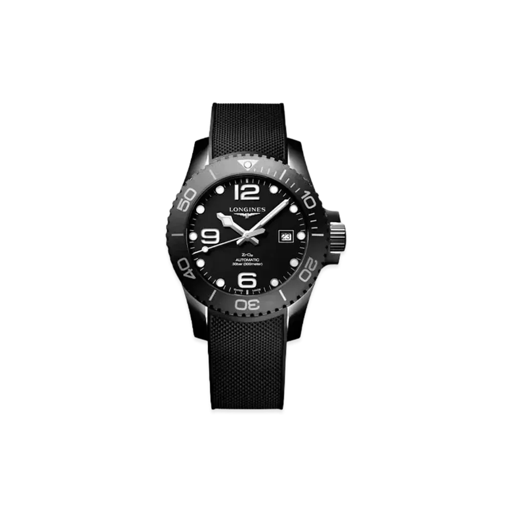 Longines Hydro Conquest 43.00mm "Matte Black Ceramic/Black" L3.784.4.56.9
