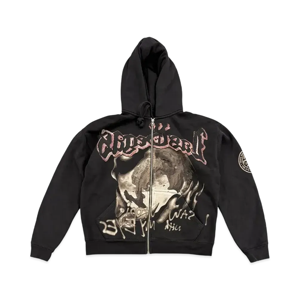 Travis Scott Cactus Jack Utopia My Eyes Zip Hoodie "Black"