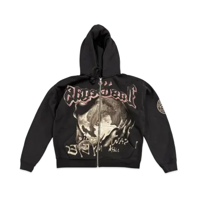 Travis Scott Cactus Jack Utopia My Eyes Zip Hoodie "Black"