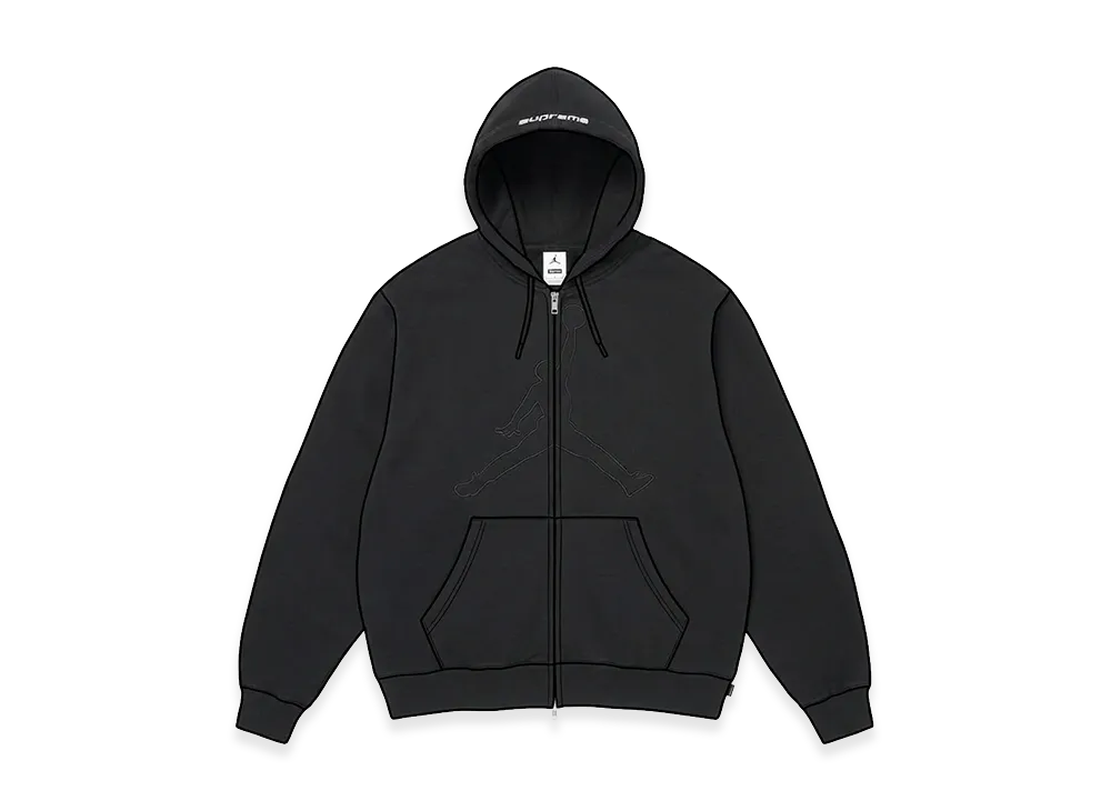 Supreme x Jordan Hooded Sweatshirt "Black"