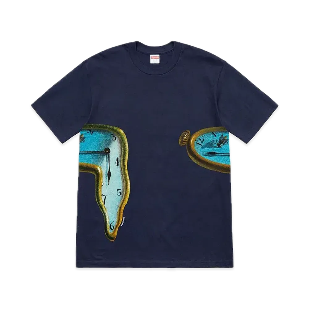 Supreme The Persistence of Memory Tee "Navy"