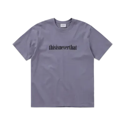 thisisneverthat Onyx Logo Tee "Purple Grey"