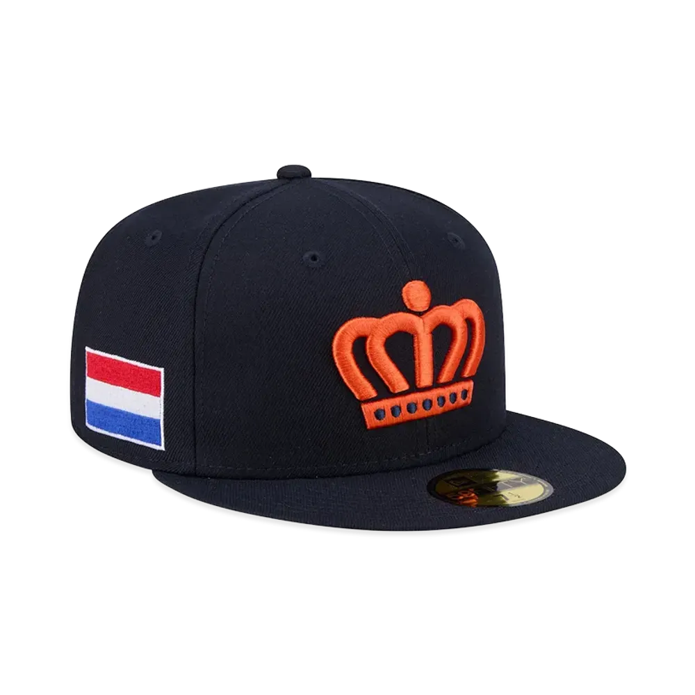 NEW ERA Netherlands Baseball 2026WBC World Baseball Classic 59Fifty Fitted Hat "Navy"