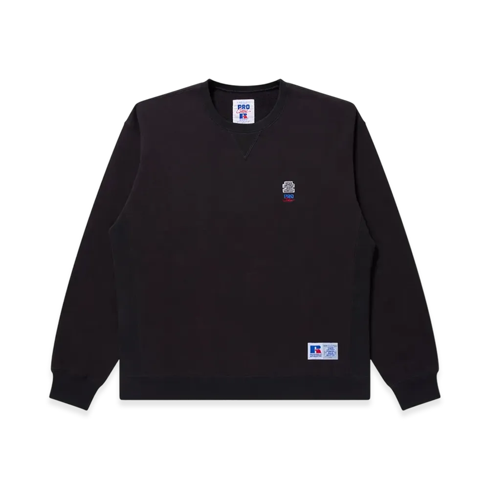 BlackEyePatch x Russell Athletic Small Og Pro Cotton Crewneck Sweat "Black"