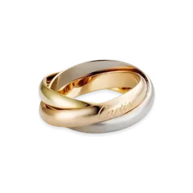 Cartier Trinity Ring Classic "White Gold/Yellow Gold/Pink Gold"