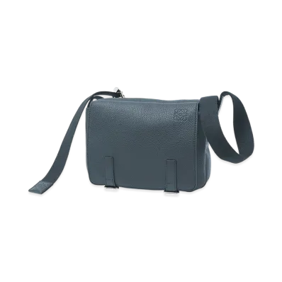 LOEWE Military Messenger Bag "Onyx Blue"