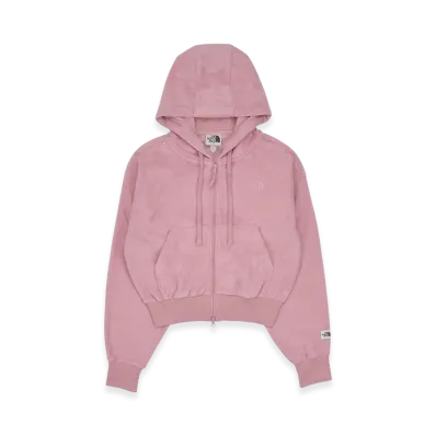 The North Face White Label Terry Hood Zip Up (W) "Light Pink"