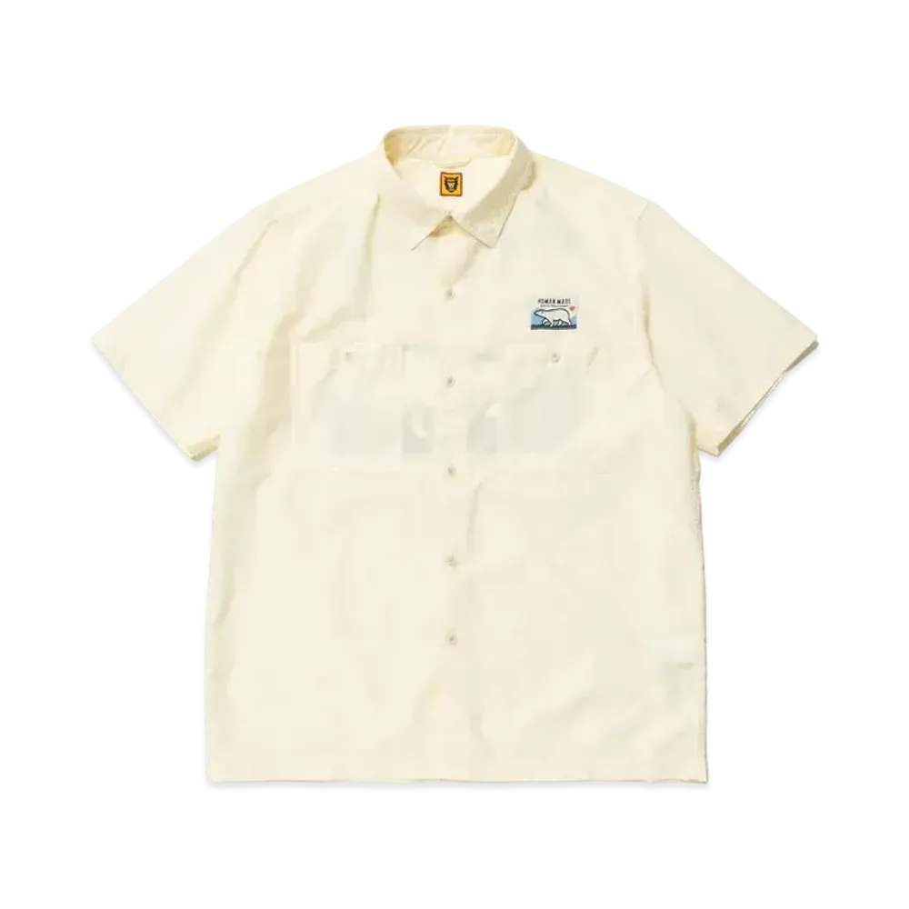 HUMAN MADE CAMP SHIRT "White"