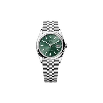 ROLEX Datejust 36 Oystersteel "Green"