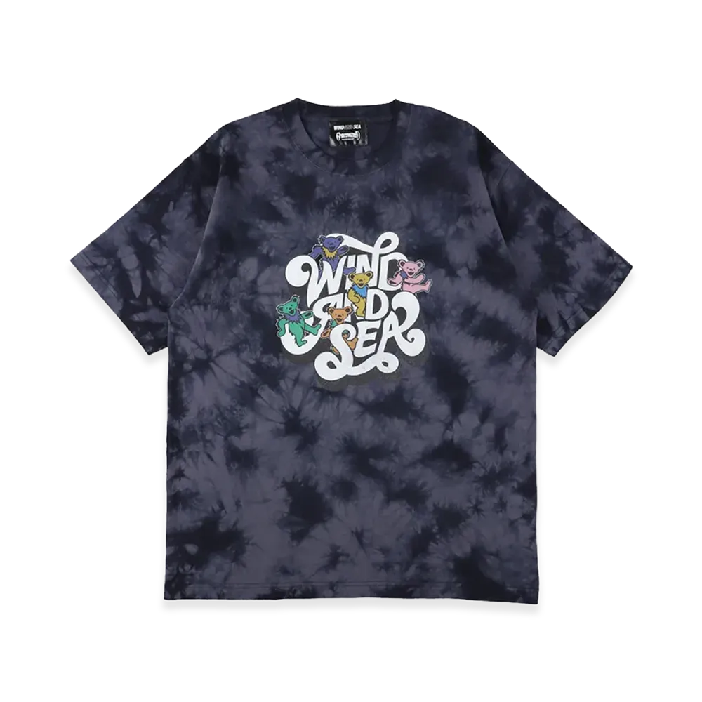 WIND AND SEA x Grateful Dead Tye Dye Tee "Black"