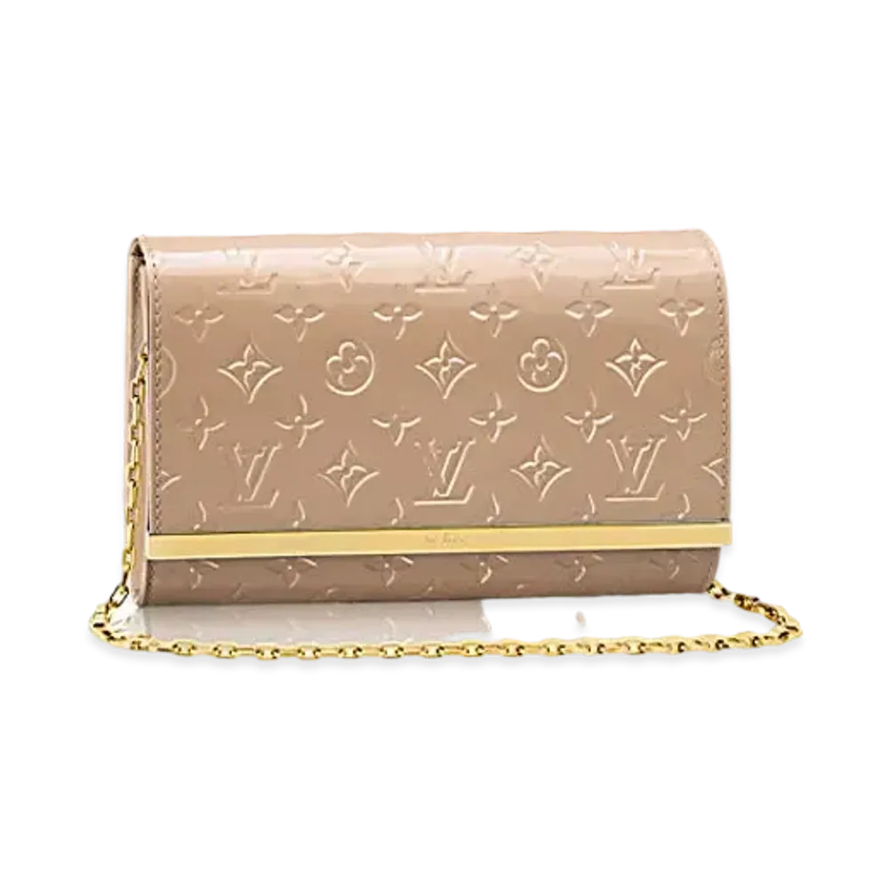 Louis Vuitton Clutch Ana Monogram Vernis "Dune"