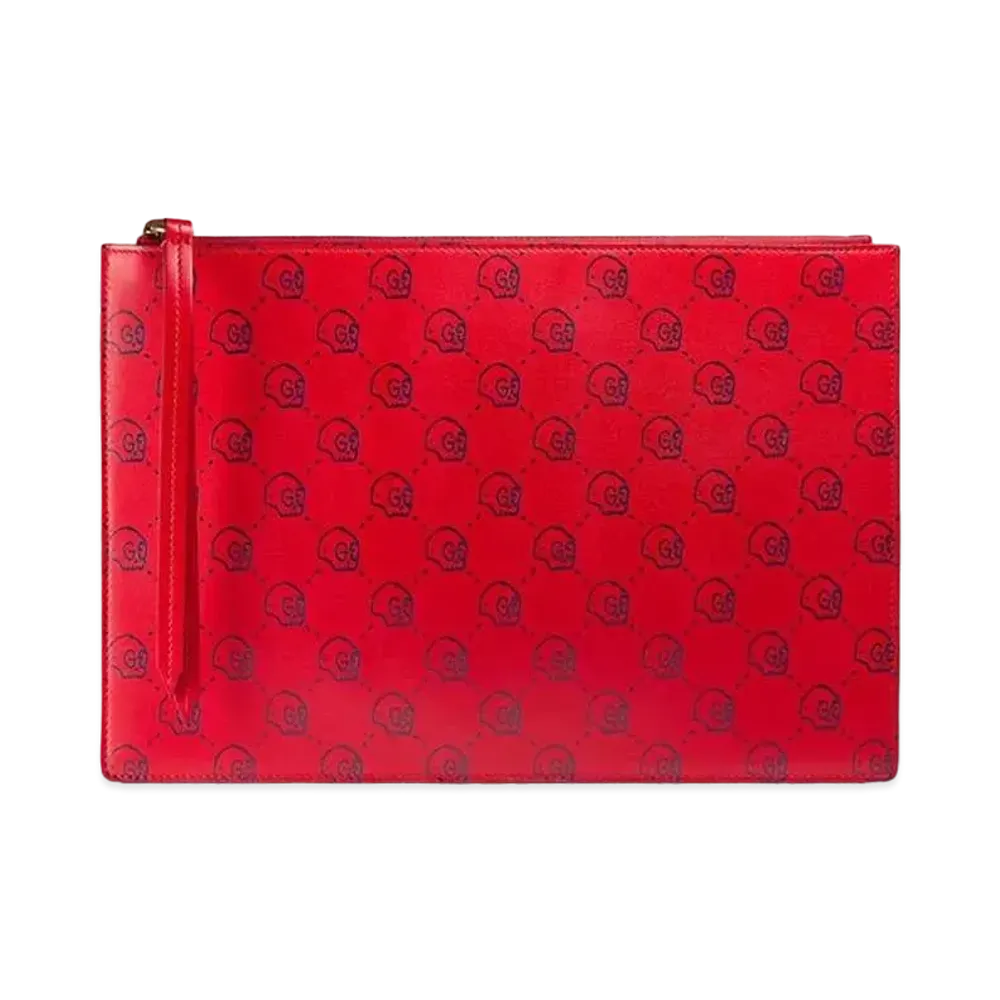 GUCCI GucciGhost Clutch Bag "Red"