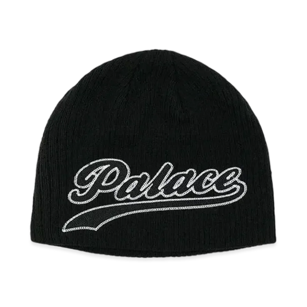 PALACE Script Nein Cuff Beanie "Black"