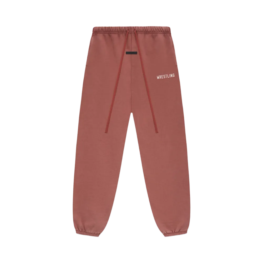 FEAR OF GOD Essentials Womens Heavy Fleece Sweatpant "Crimson"